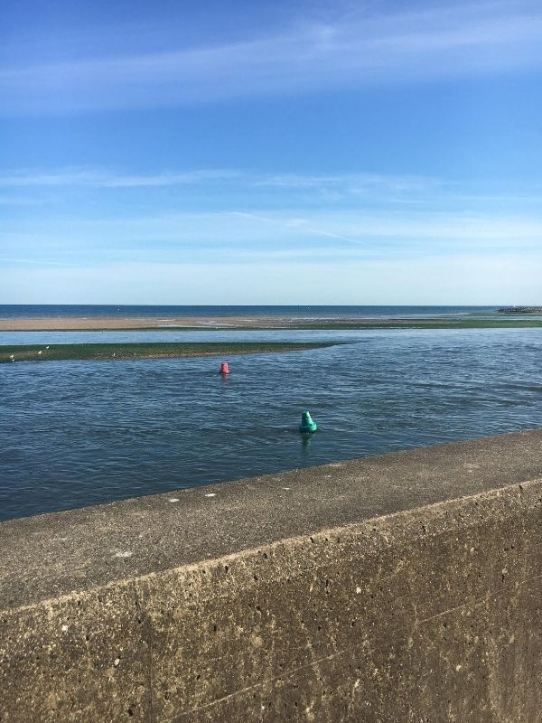 Crabbing at West Bay